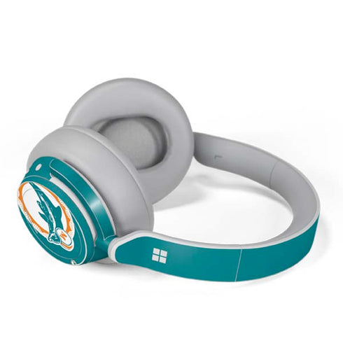 NFL Miami Dolphins Retro Logo Surface Headphones Skin